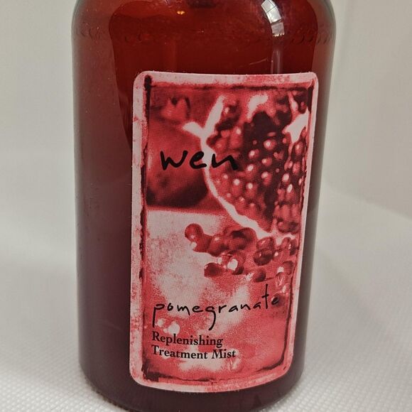 WEN Pomegranate Styling Creme 6 oz & Replenishing Treatment Mist 2pc Hair Set - Picture 4 of 5